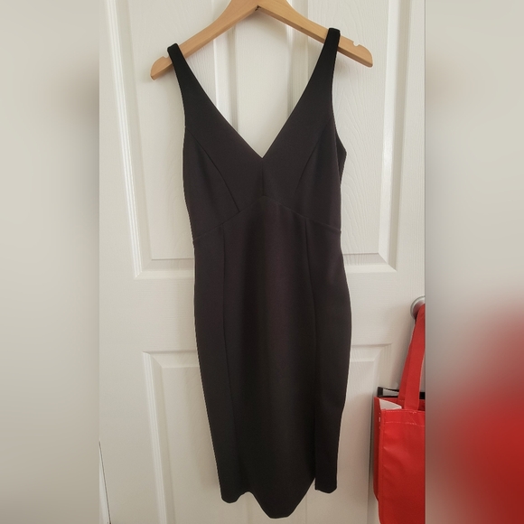 NWOT Lulus Iconic Moment Black Bodycon Midi Dress, size small - Picture 9 of 9